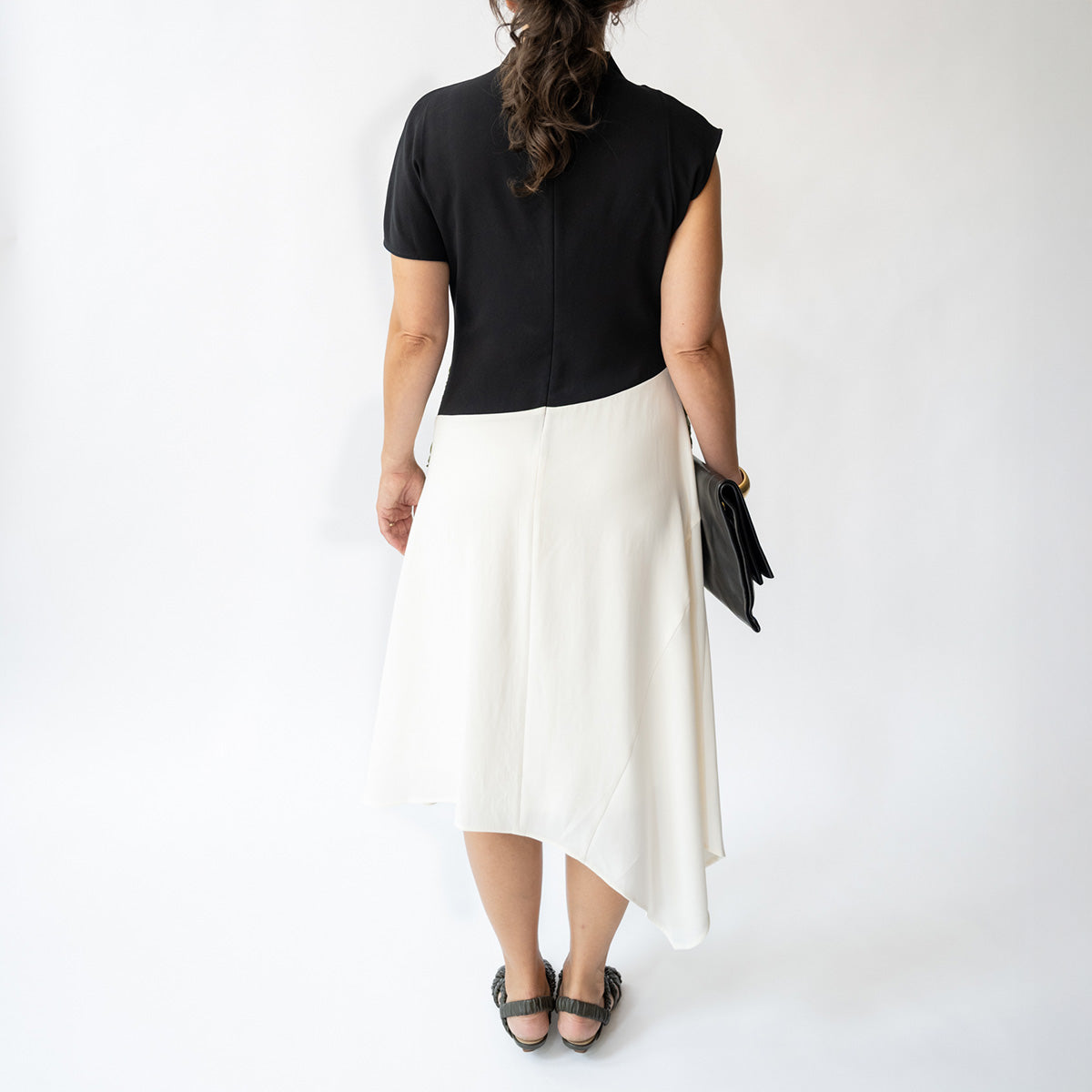 Davina Dress in Black Pear