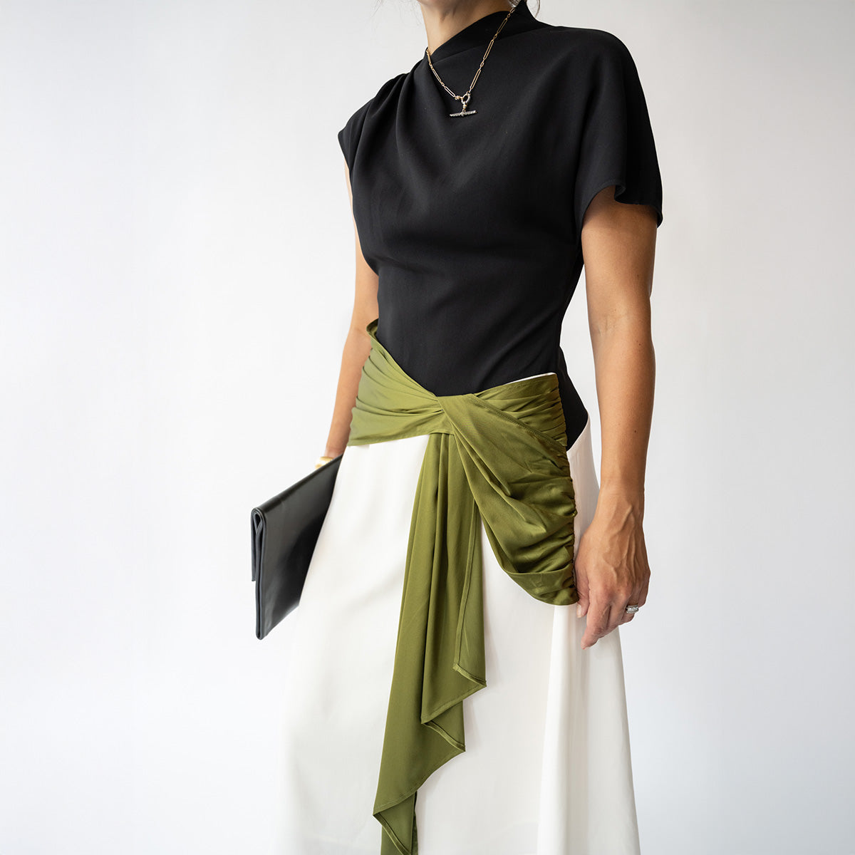 Davina Dress in Black Pear