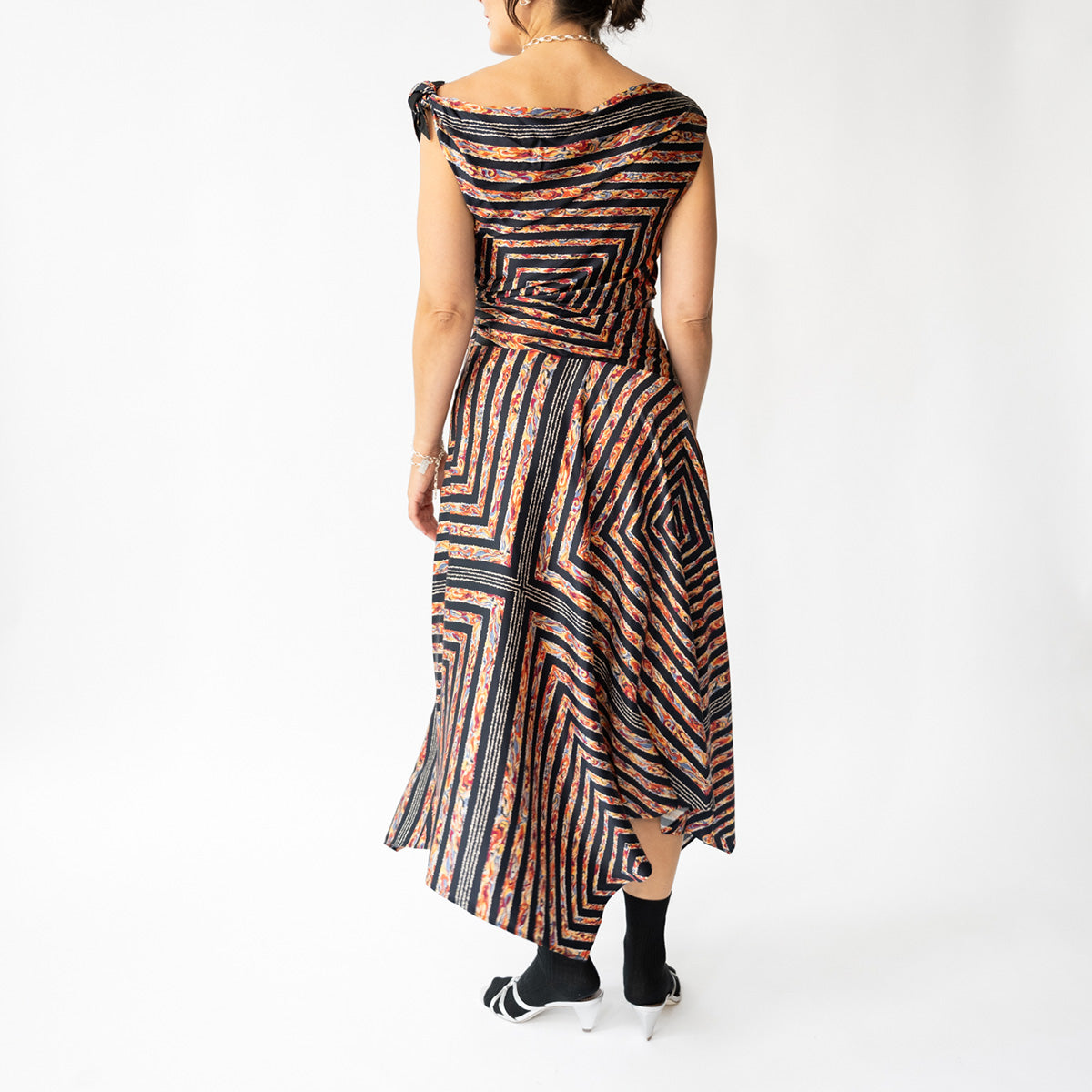 Portia Silk Dress in Studio