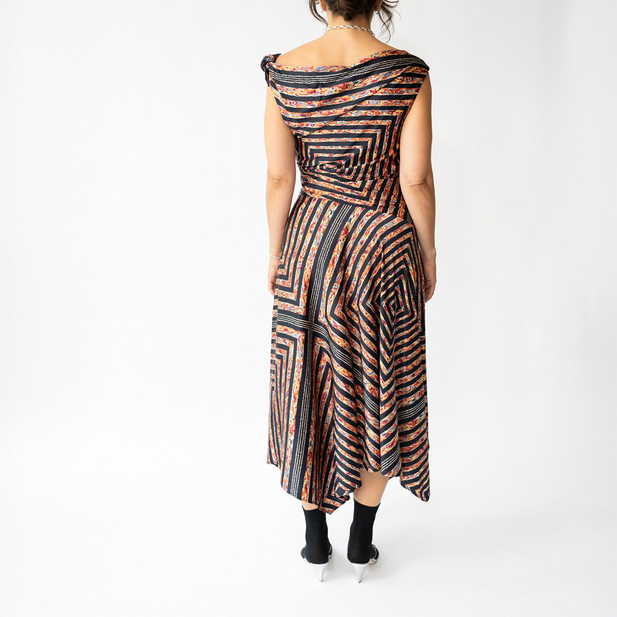 Portia Silk Dress in Studio