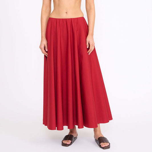 Milano Skirt in Rouge