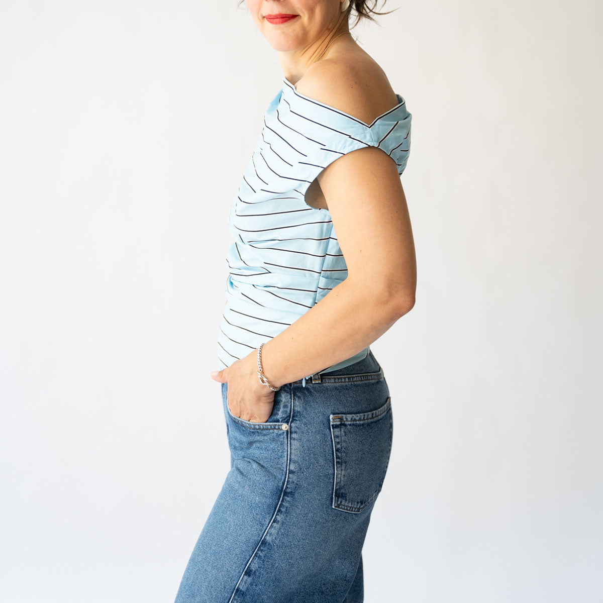 Phare Top in Sunday Stripe
