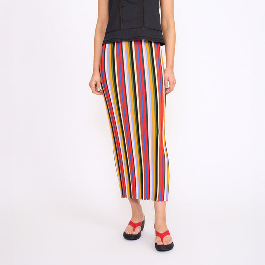Noemi Skirt in Artist Stripe