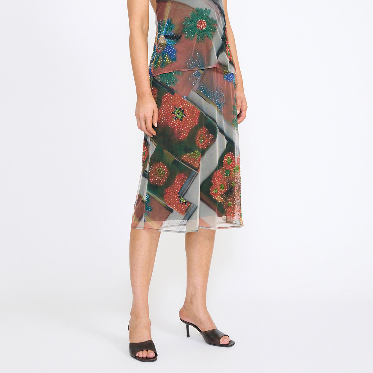 Lucia Skirt in Superbloom Scarf