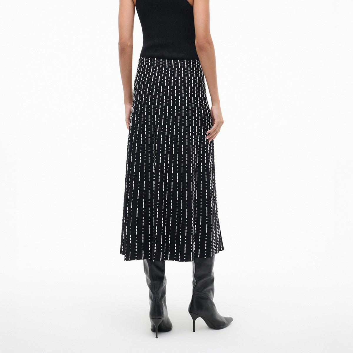 Lena Skirt in Black Geo