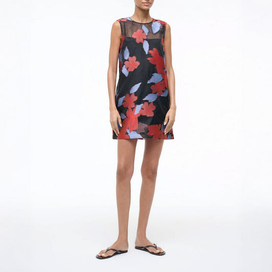 Brea Dress in Night Garden