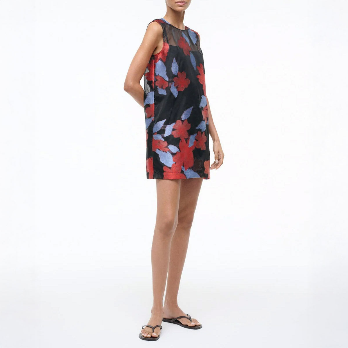 Brea Dress in Night Garden