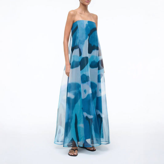Allyson Dress in Blue Haze