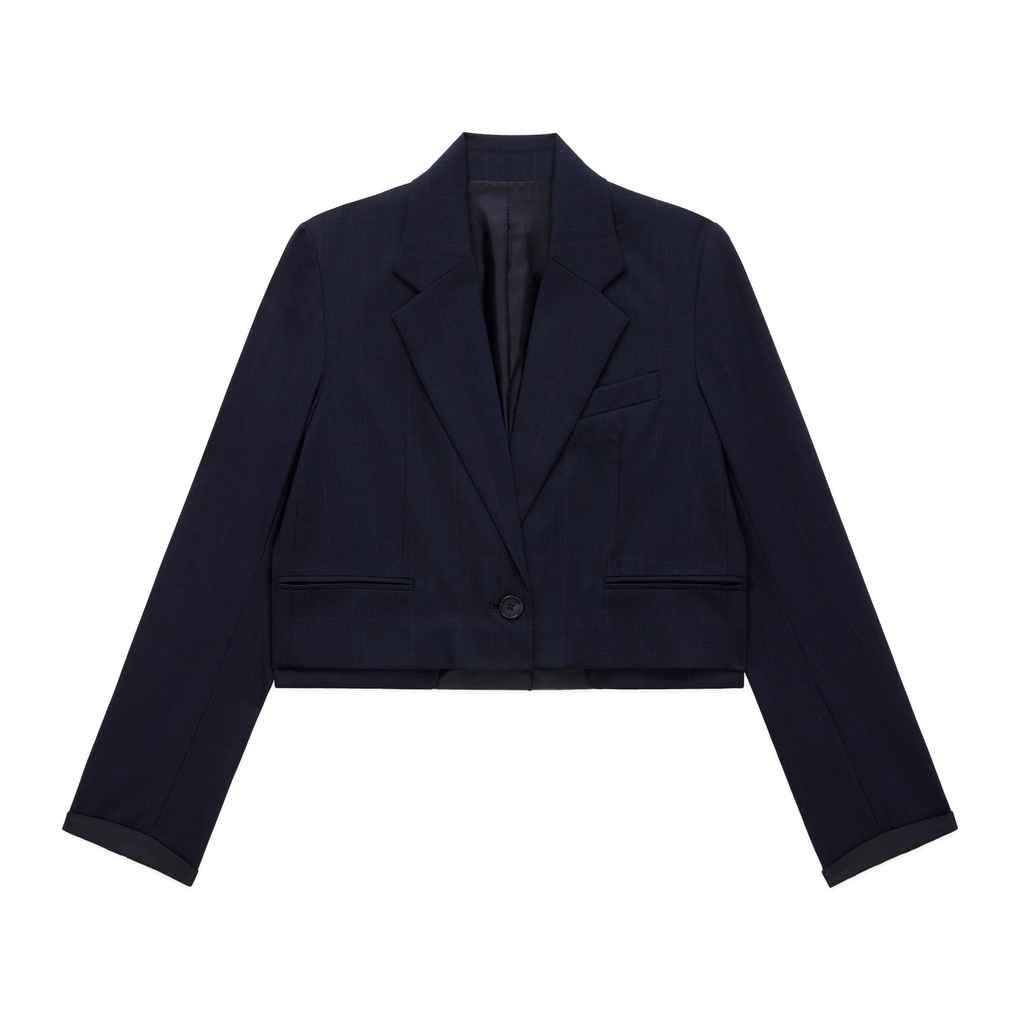 Cocktail Blazer in Midnight Check