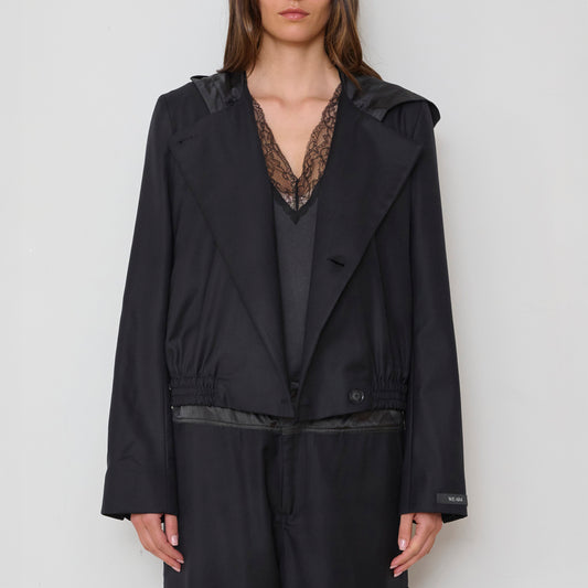 Ford Hooded Blazer in Black