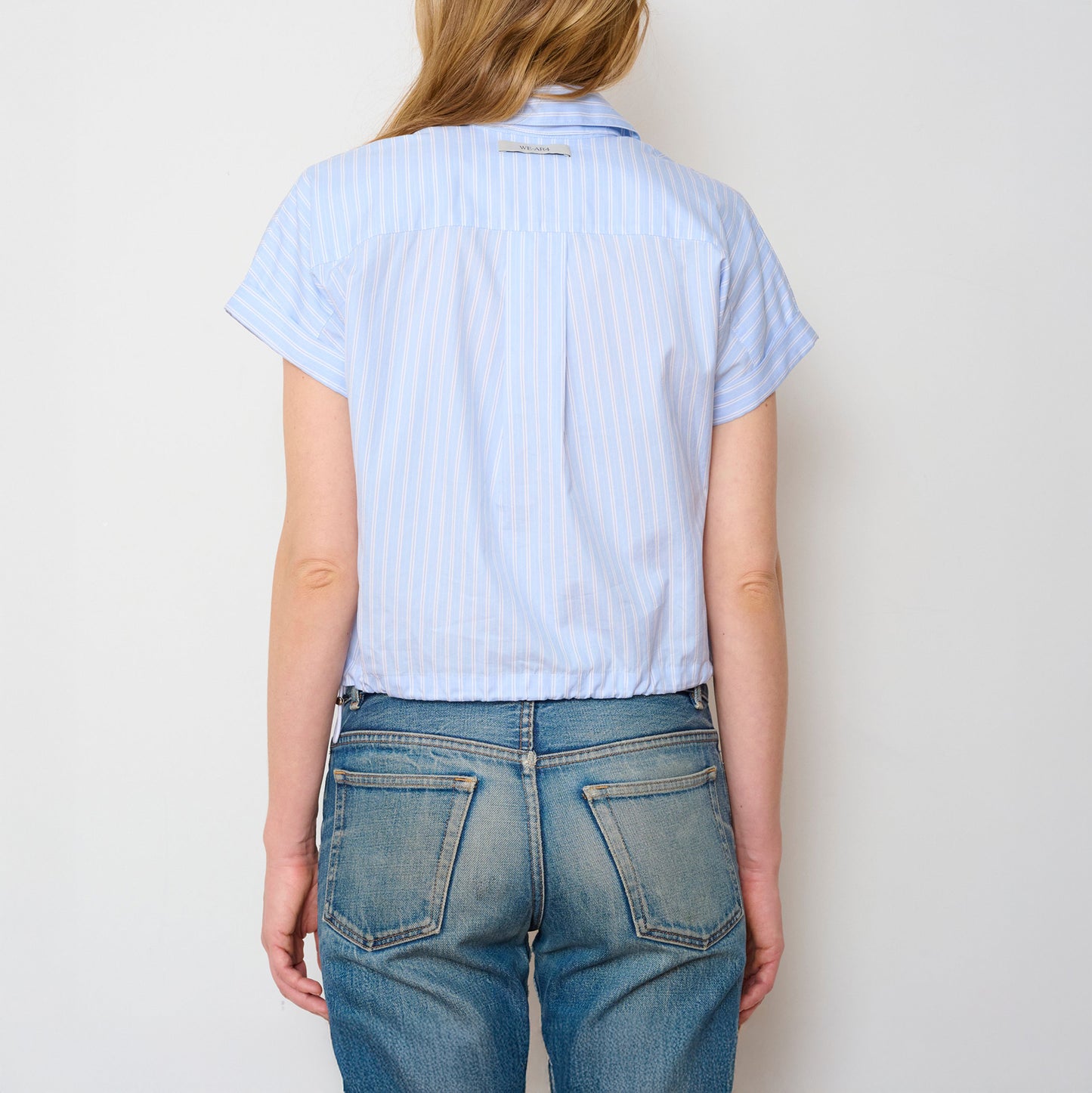 Bungee Shirt in Blue Stripe