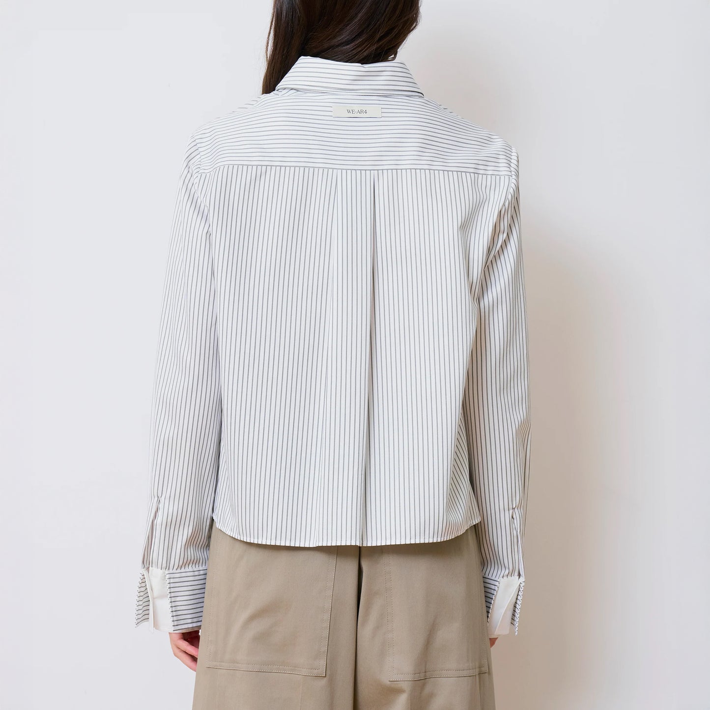 Sherri Shirt in Khaki Stripe