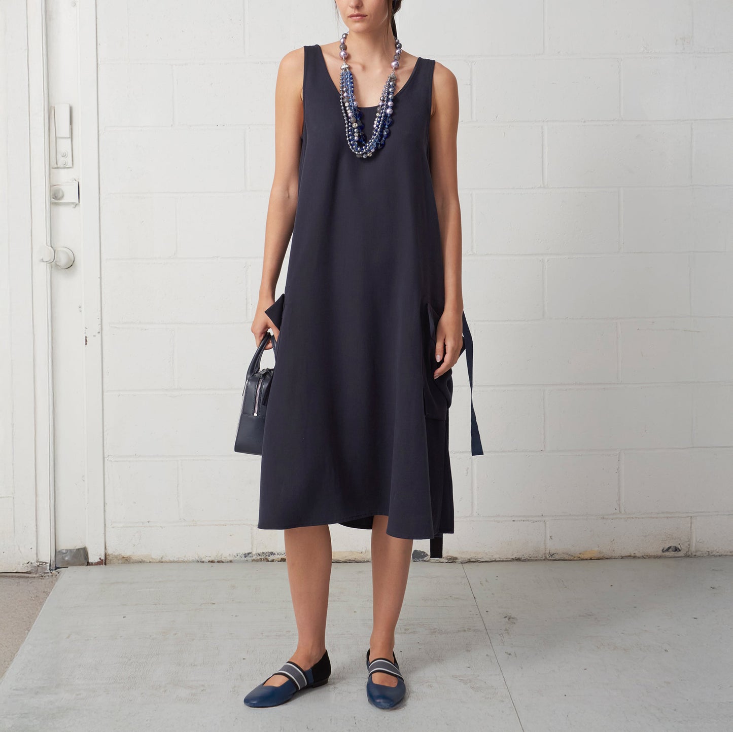 Charter Tank Dress in Navy