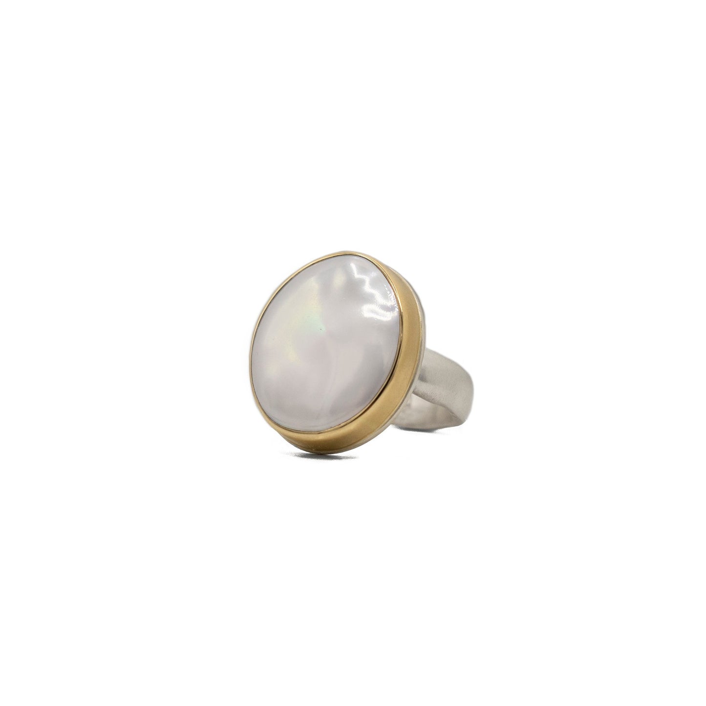 Cultured Pearl Oval Ring