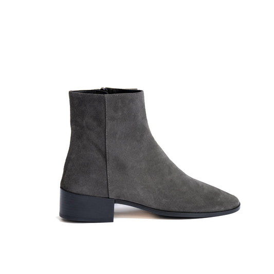 River Boot in Charcoal Suede