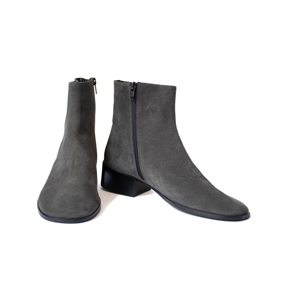 River Boot in Charcoal Suede