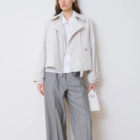 The Burb Jacket in Parchment