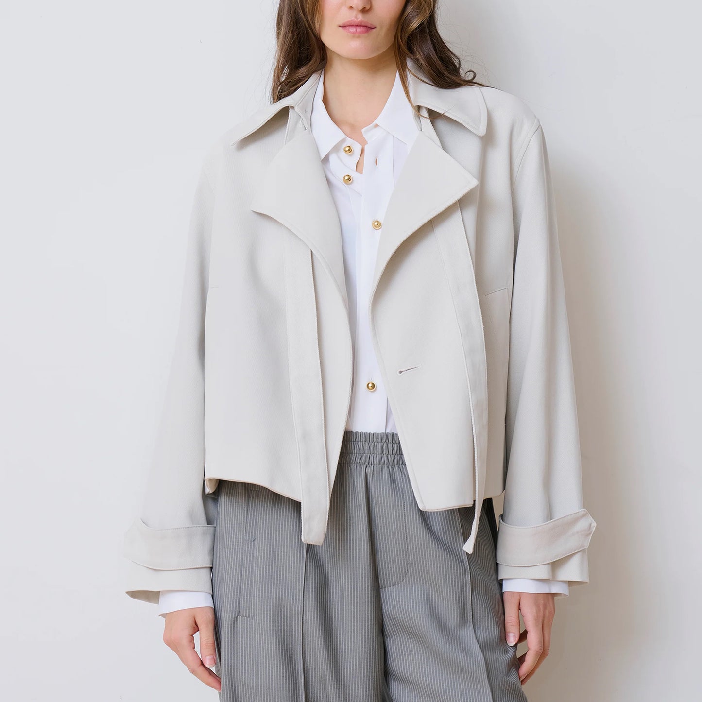 The Burb Jacket in Parchment