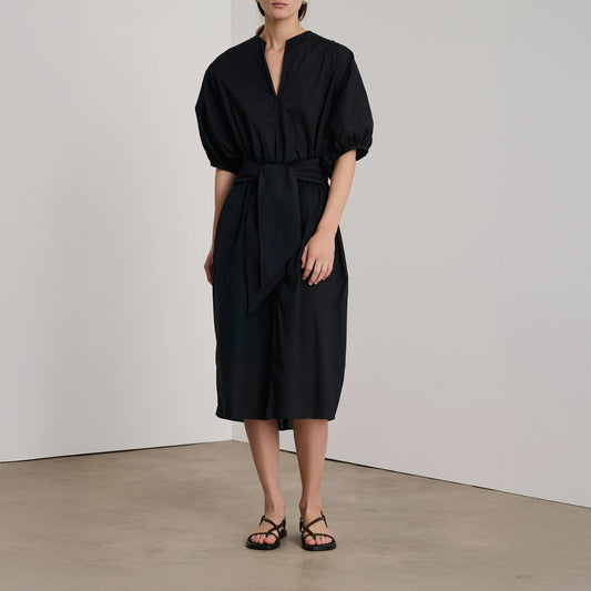 Alger Dress in Noir