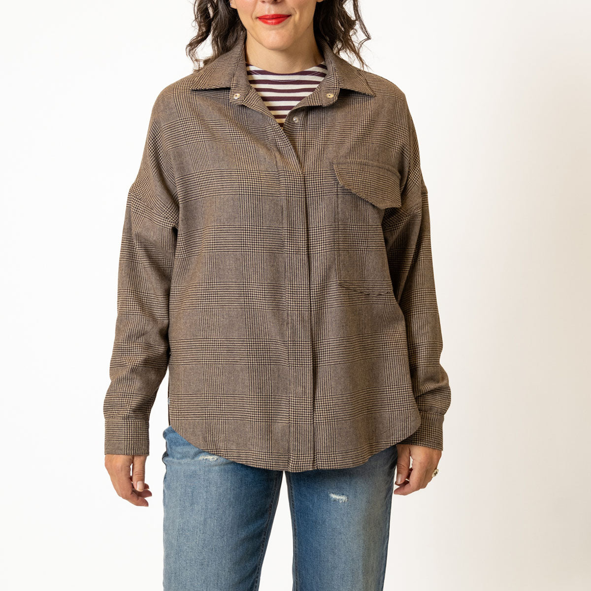 Rosa Shirt in Moro Prince of Wales