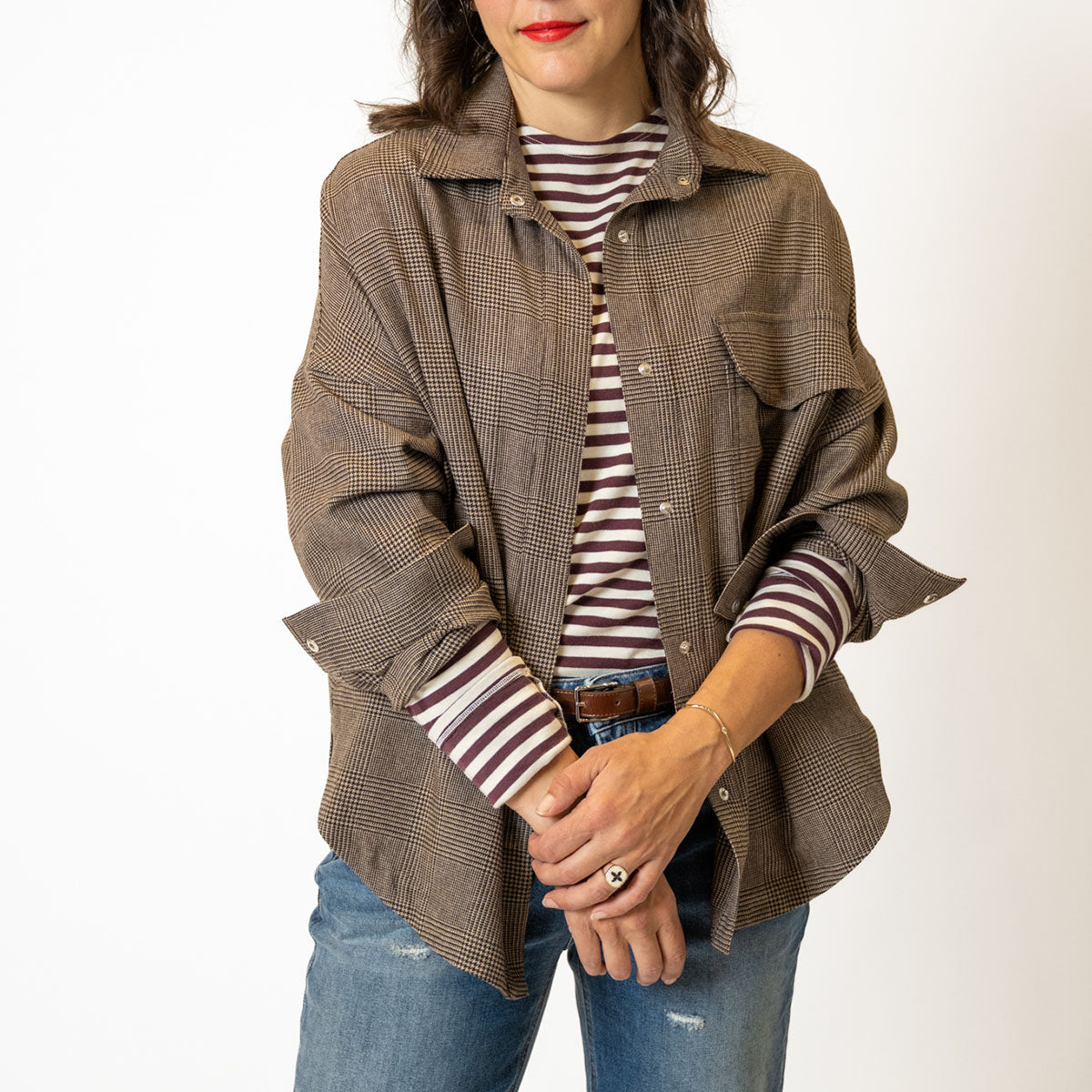 Rosa Shirt in Moro Prince of Wales