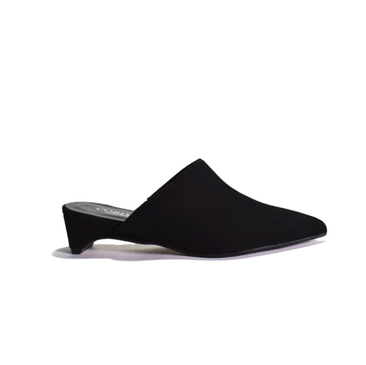 Rowan Mule in Black Suede