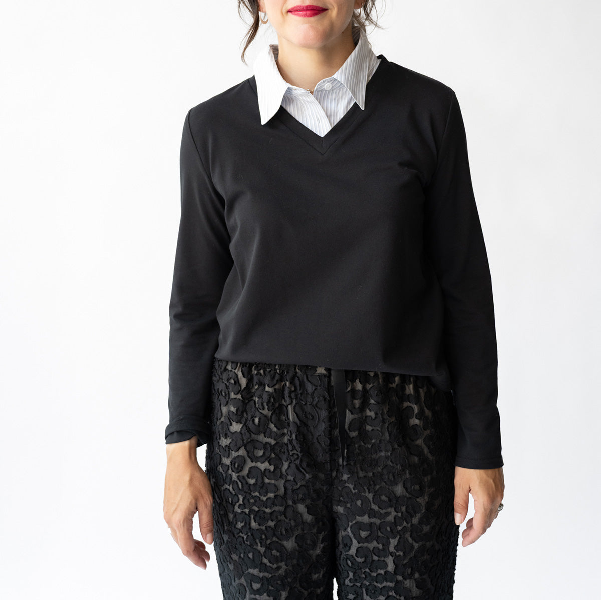 The Spencer Polo in Black Multi