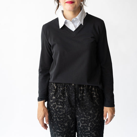 The Spencer Polo in Black Multi