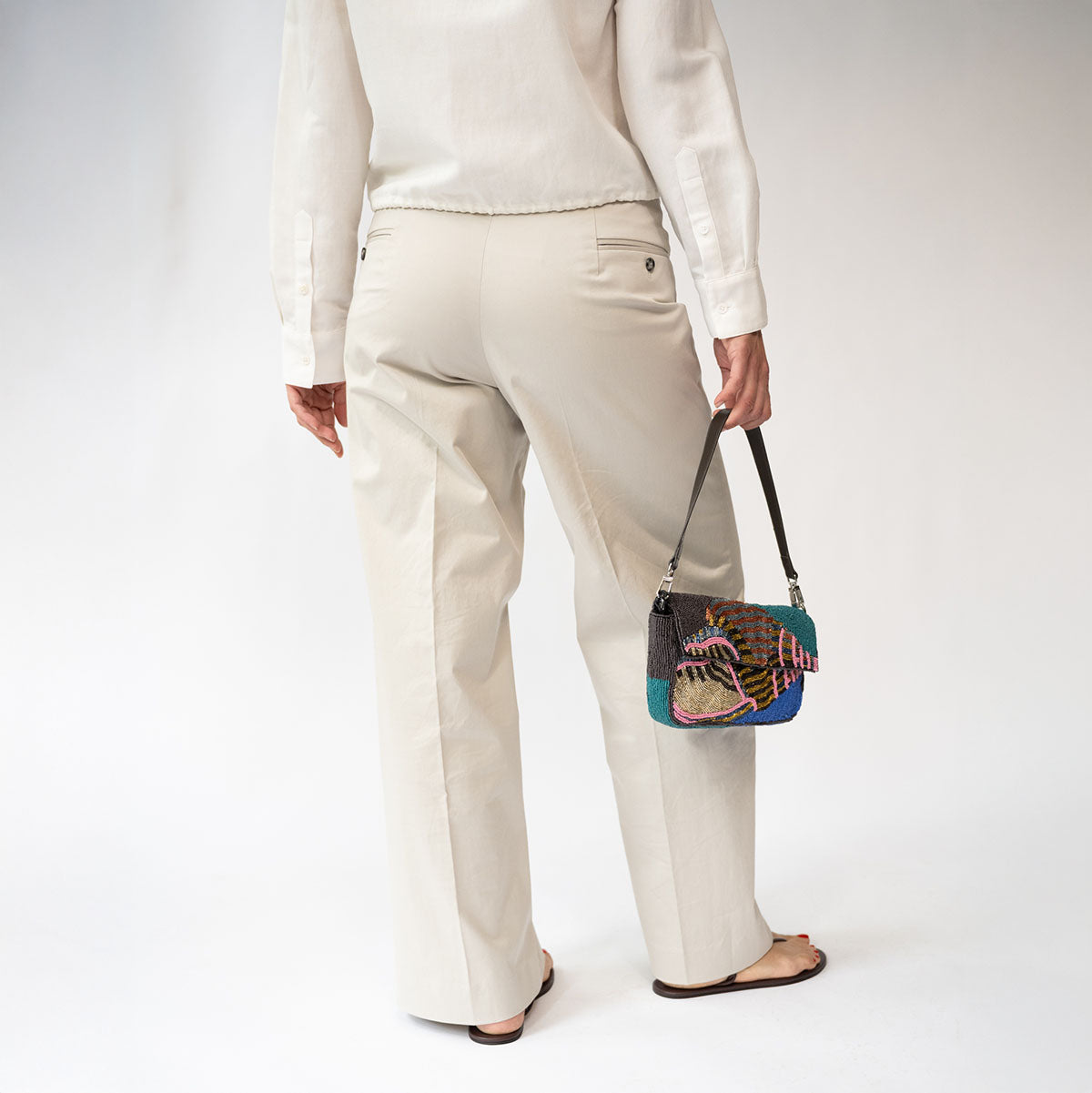 The Avenue Pant in Parchment