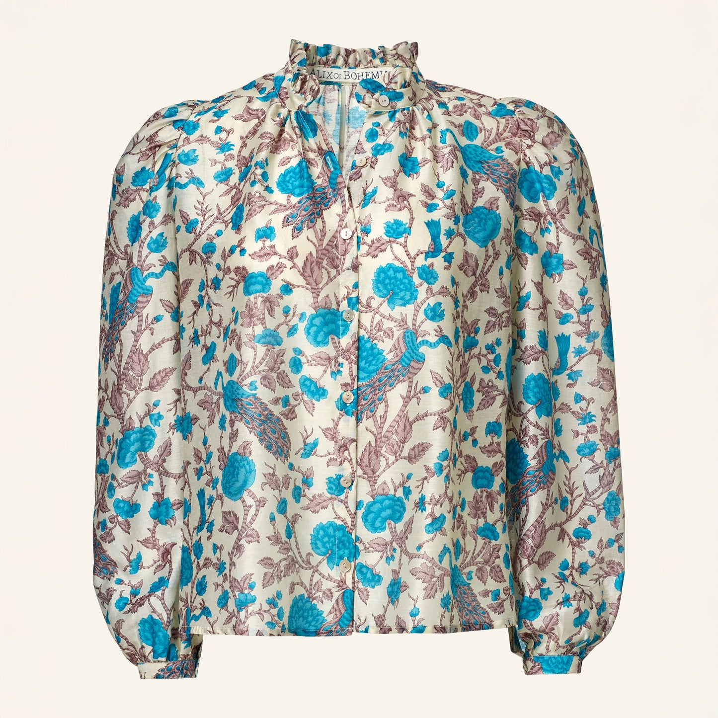 Annabel Peacock Plume Shirt