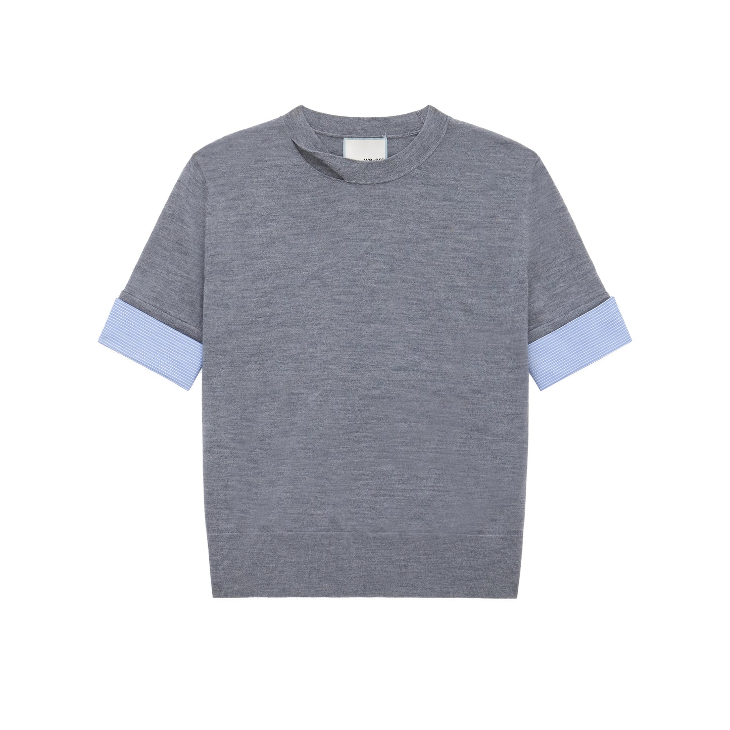 Uptown Knit Shirt in Grey & Blue