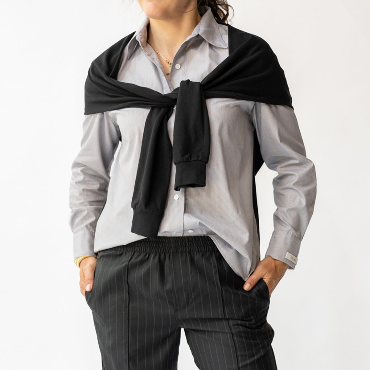 The Sloane Shirt in Black Multi