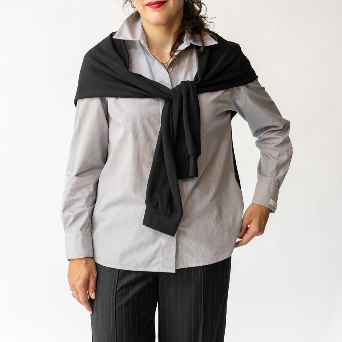 The Sloane Shirt in Black Multi