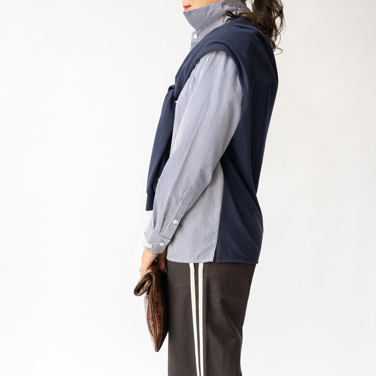 The Sloane Shirt in Navy Multi