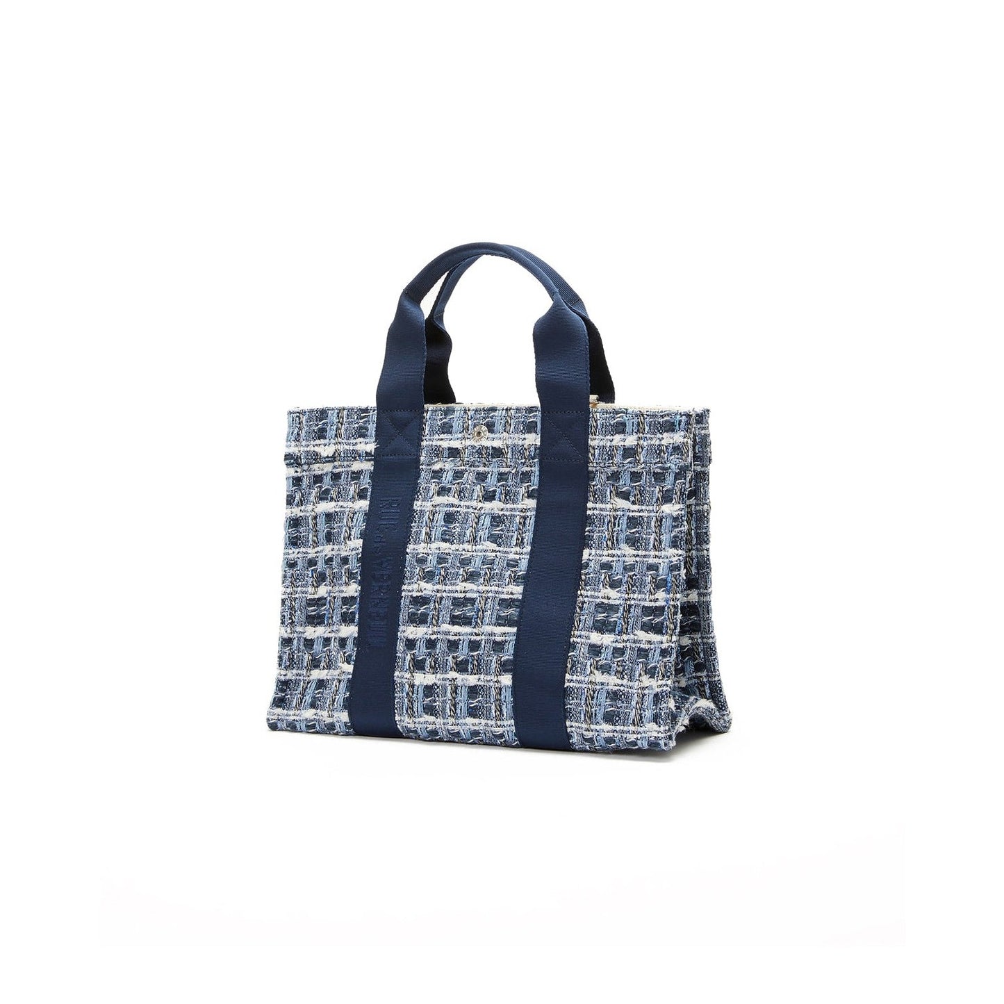 Small Tweed Tote Bag in Midnight