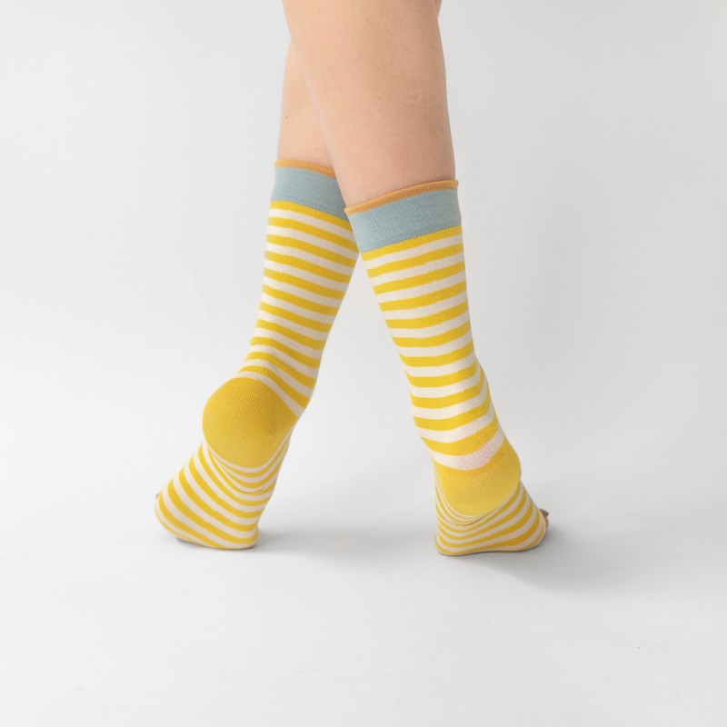 Striped Crew Socks