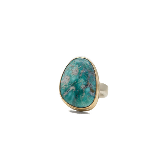 White Water Turquoise Ring