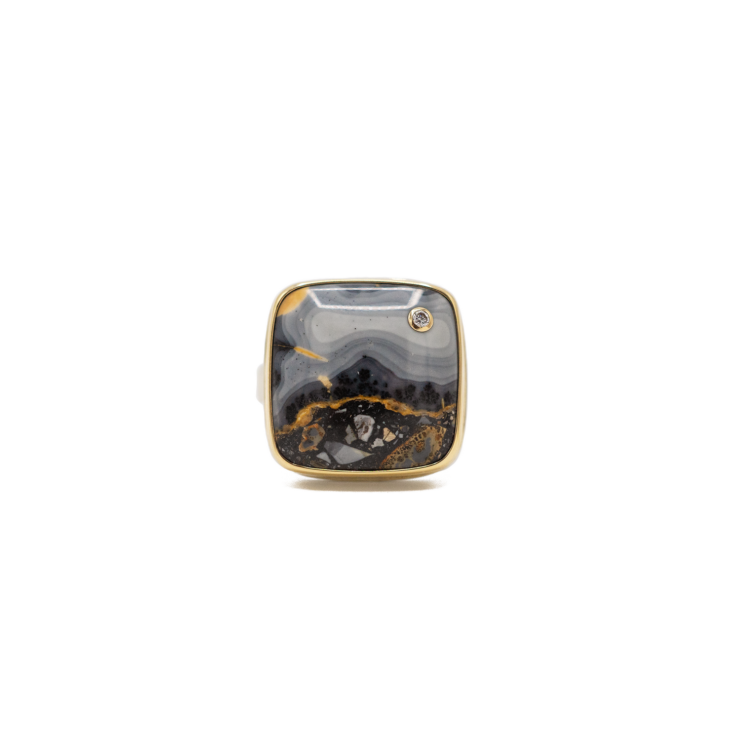 Maligano Jasper Square Ring