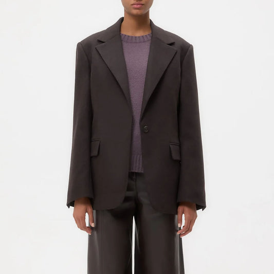Jillian Blazer in Chocolate