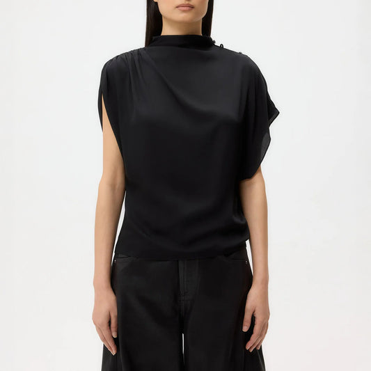 Wish You Would Top in Black
