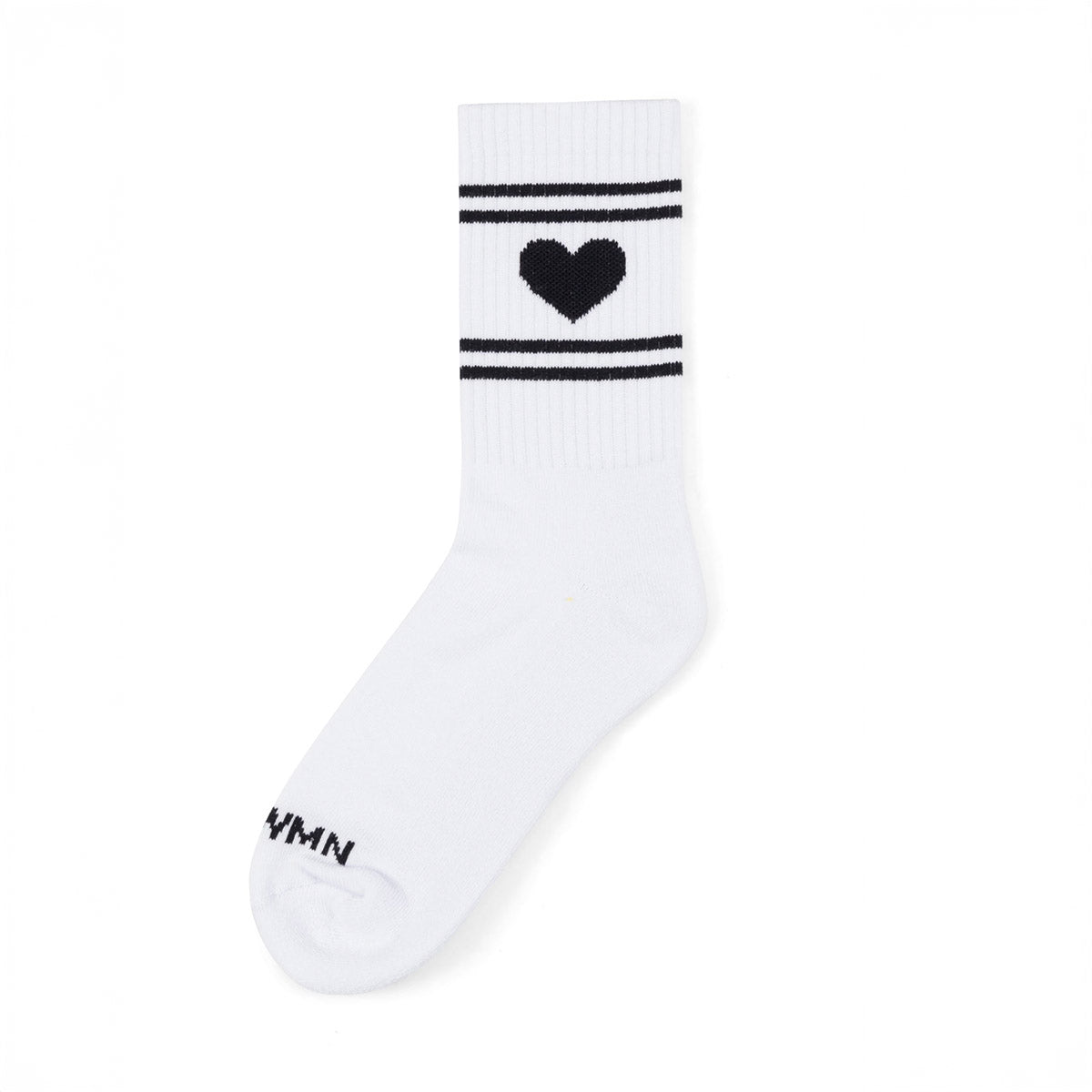 Heart Logo Socks in White
