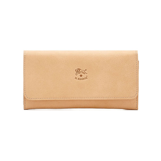 Continental Wallet in Natural Leather