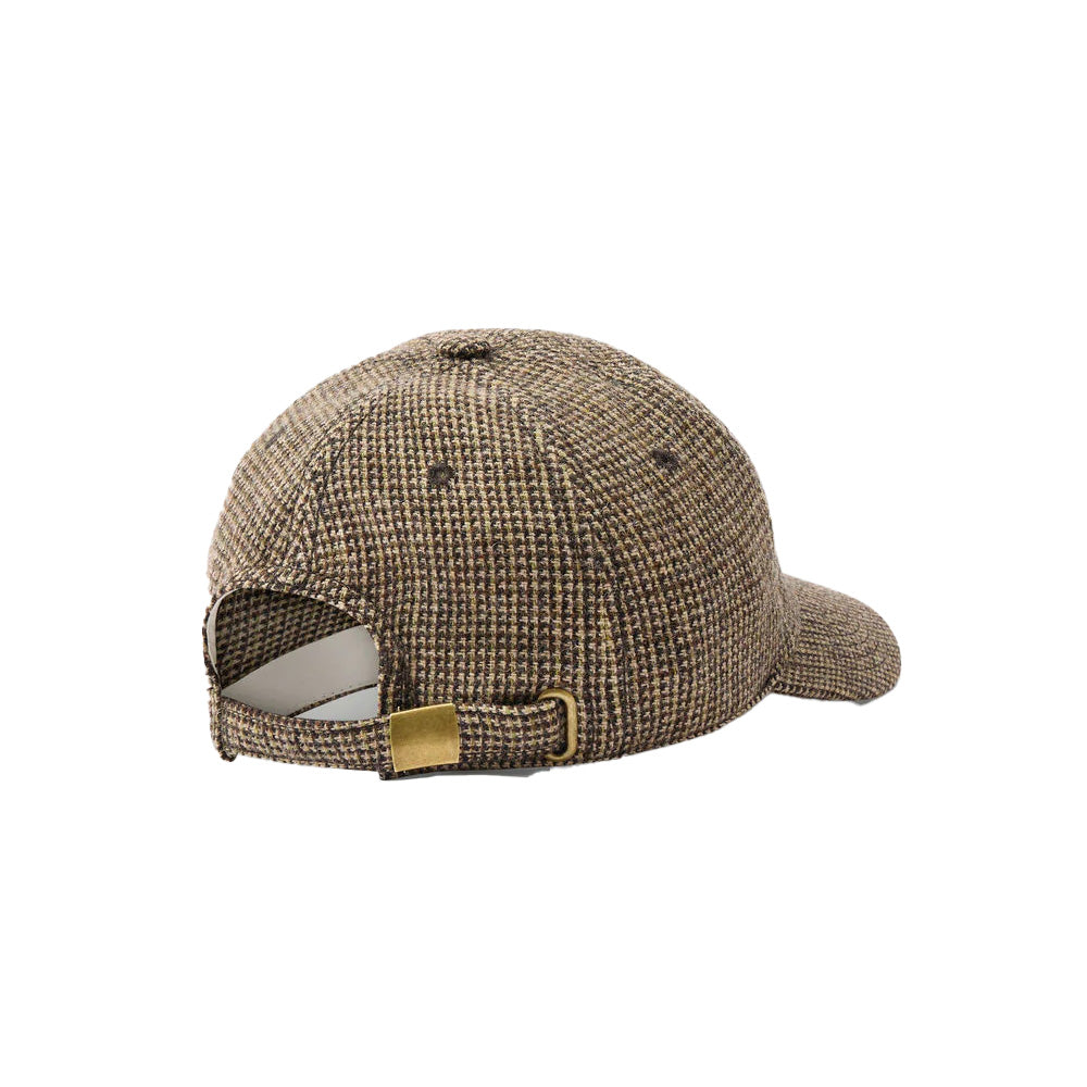 Serena Plaid Hat in Beige/Brown