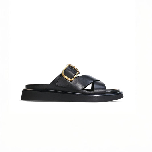 Slay Sandal in Black