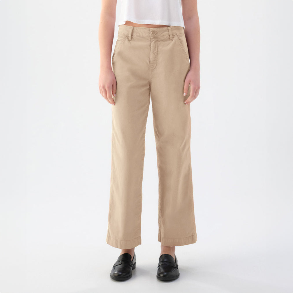 Sloane Straight Leg Trouser in Camel