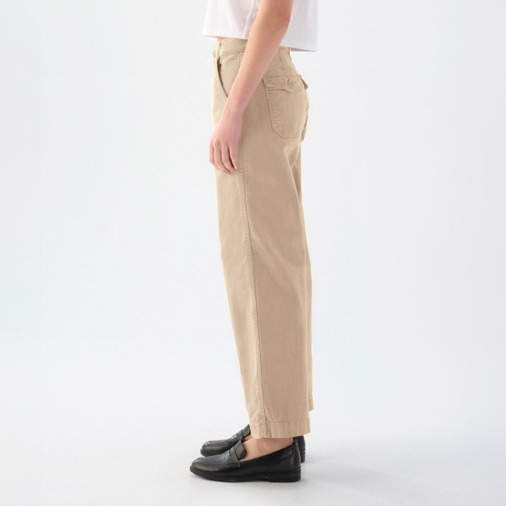 Sloane Straight Leg Trouser in Camel