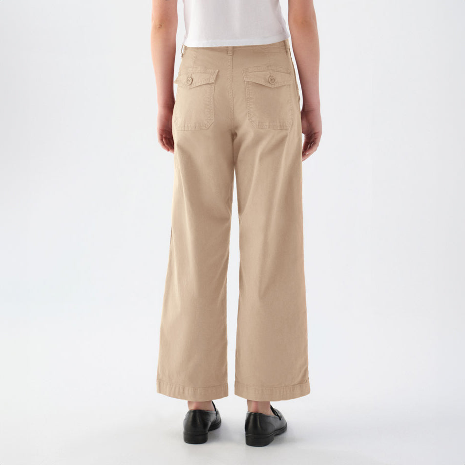 Sloane Straight Leg Trouser in Camel