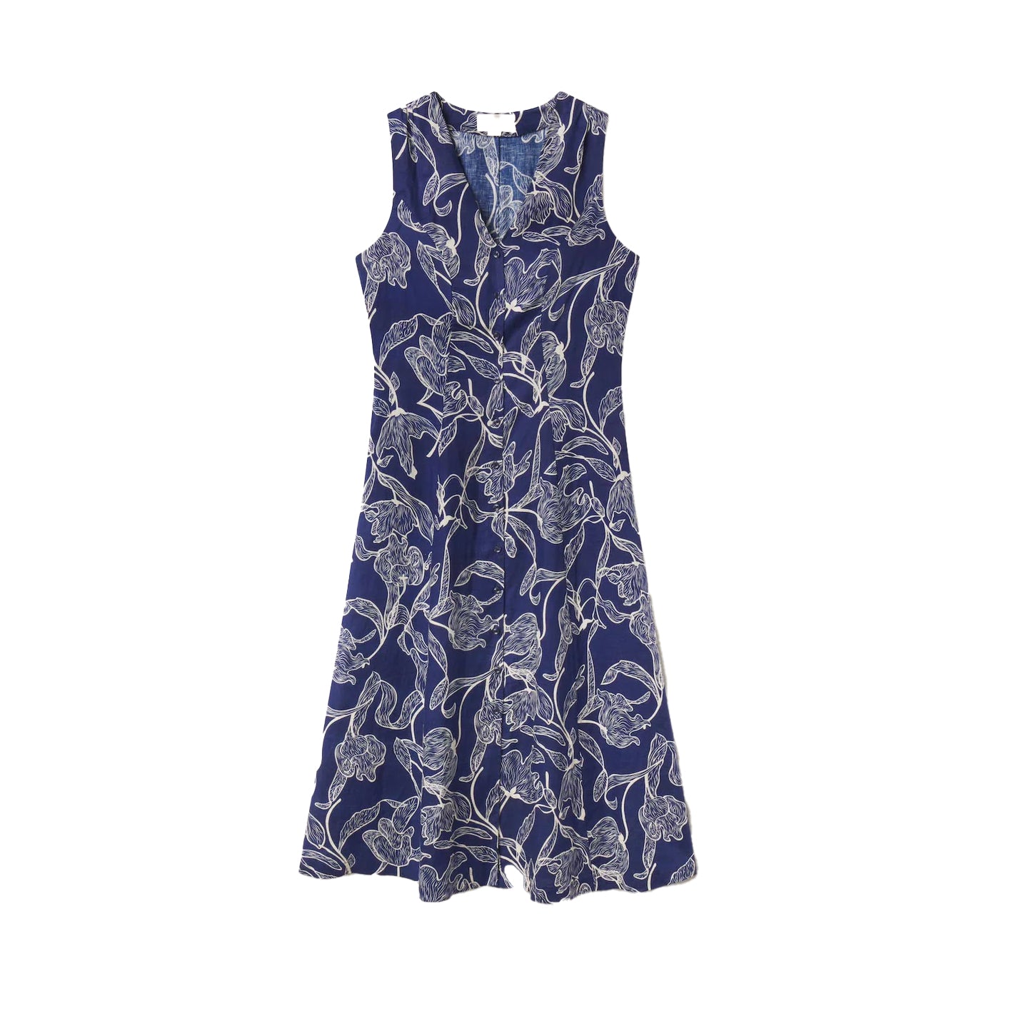 Eleonore Midi Dress in High Tide