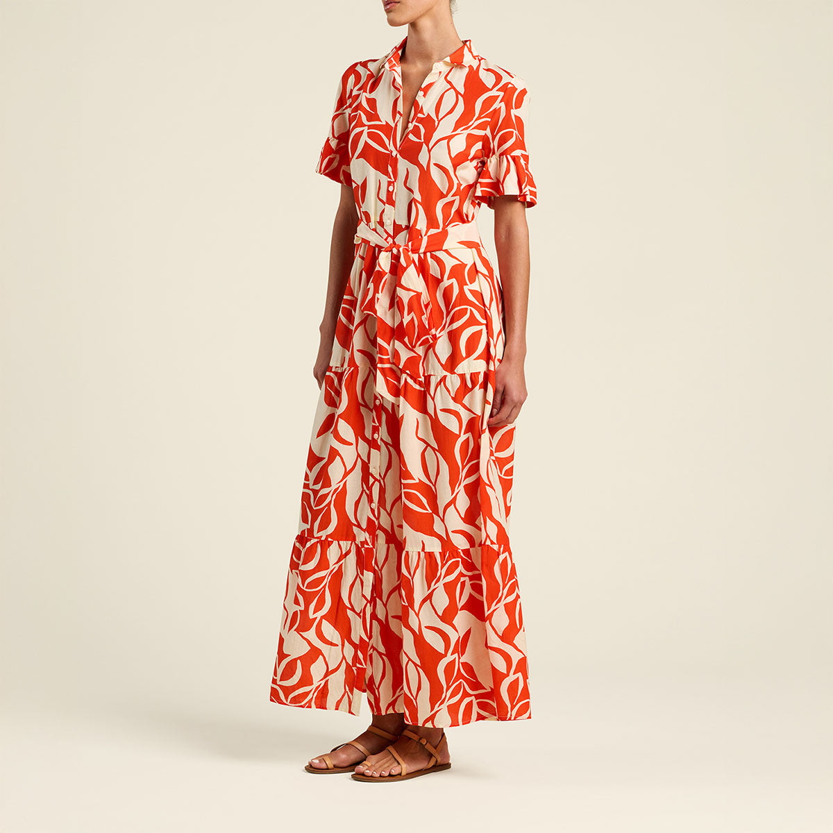 Martine Dress in Red Amaranta