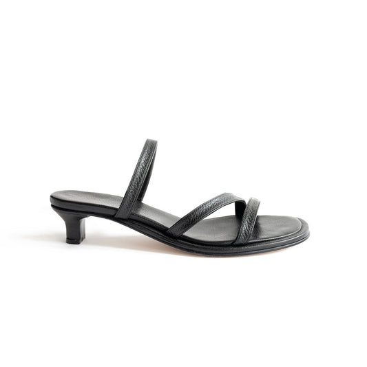 Line Heel in Nero